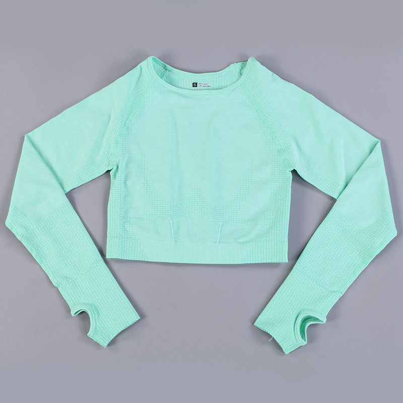 Demi Long Sleeve Cropped Top